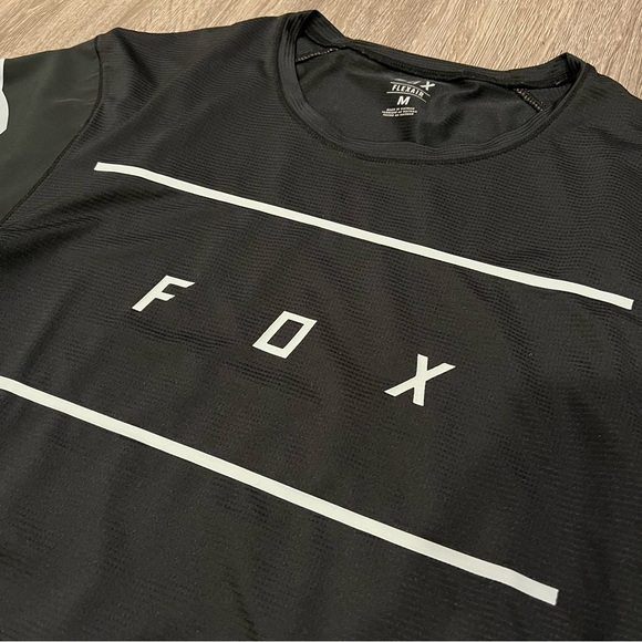 Fox Racing Men’s Flexair Fine Line LS Mountain Bike Jersey - Black Medium - Picture 3 of 5